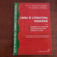 Limba si literatura romana pentru examenul de capacitate- C.Barboi,M.Popescu