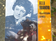 AS - ALLA BAIANOVA - OLD RUSSIAN SONGS (DISC VINIL, LP) foto