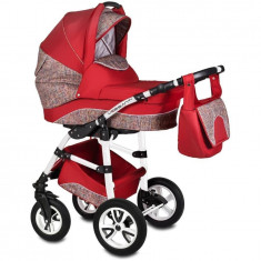 Carucior Flamingo Easy Drive 3 in 1 - Vessanti - Red foto