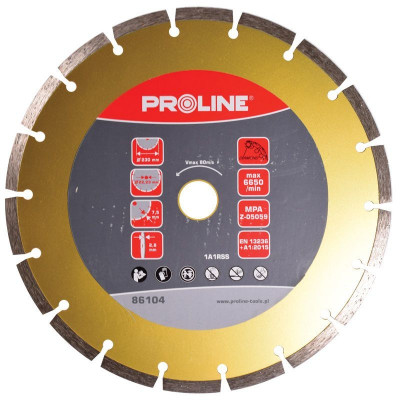 Disc diamantat segmentat super dur Proline, 125 mm foto