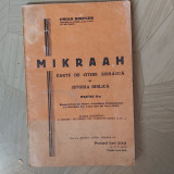 MIKRAAH.CARTE DE CITIRE EBRAICA.OSIAS RISPLER.1942?