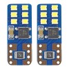 Bec de pozitie tip LED Canbus T10 W2.1x9.5 W5W, 12-24V 2W, 12SMD , culoare alb , Vertex, set 2 buc, Amio
