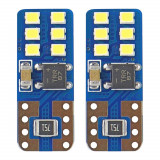 Led Canbus 12smd Ultrabright 2016 T10e (w5w) Alb 12v/24v Amio 01638, General