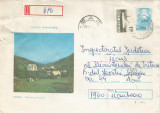 Romania, Borsa, Complexul turistic, plic circulat intern, 1978