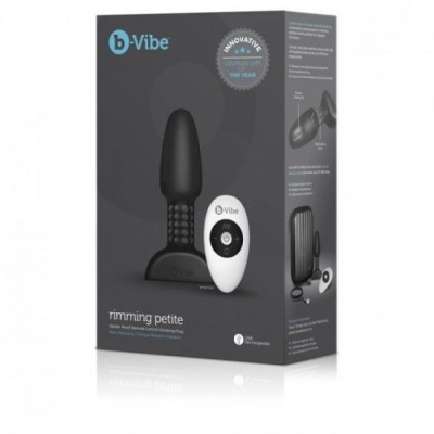B-VIBE - RIMMING REMOTE CONTROL ANAL PLUG PETITE BLACK foto