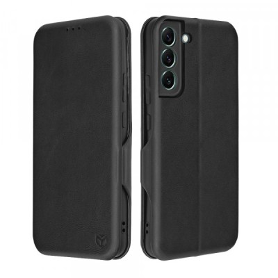 Husa pentru Samsung Galaxy S22+ 5G S906, Techsuit, Safe Wallet Plus, Neagra foto