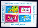 RO 1975 LP 891 ,&quot;Conferinta Securitate si coop in Europa &quot; , colita 124 , MNH, Nestampilat