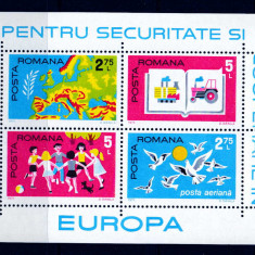 RO 1975 LP 891 ,"Conferinta Securitate si coop in Europa " , colita 124 , MNH