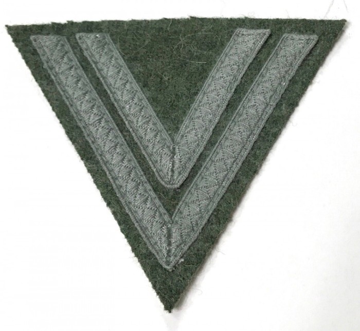 WW2 Ecuson Chevron German WH M40 Obergefreiter subdued