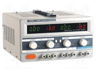 Alimentator laborator liniar multicanal AXIOMET 0-30VDC 0-5A foto