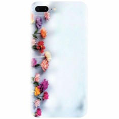 Husa silicon pentru Apple Iphone 8 Plus, Flowers