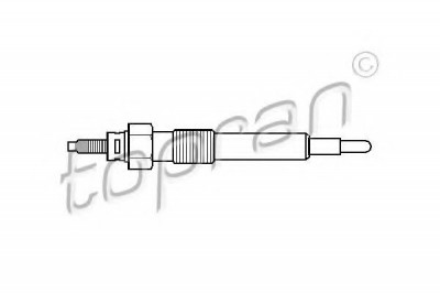 Bujie incandescenta OPEL ASTRA F Hatchback (53, 54, 58, 59) (1991 - 1998) TOPRAN 205 667 foto