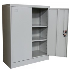 Fiset metalic Premium 2 rafturi 900x400x1200 mm (LxlxH), 50 kg/polita, inchidere 3 puncte, Neasamblat, PLUS