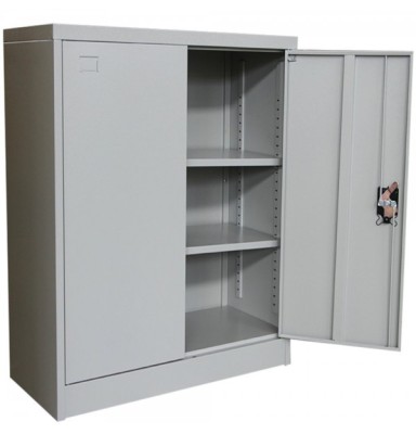 FISET METALIC ASAMBLAT 2 RAFTURI 900x400x1200 mm (LxlxH), 50 kg/polita, inchidere 3 puncte, PLUS foto
