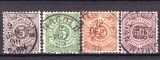 Cumpara ieftin ✅ ( S34 ) Germania veche - Wurttemberg 1890 " Cifra in cerc " ,serie Michel 55/58 , stampilat