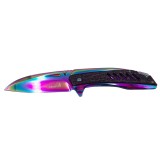 Cumpara ieftin Briceag Vanatoare IdeallStore Grizzly Bear, 19.5cm, Multicolor, Otel 440C, Anti-alunecare, Cutit