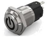 Comutator anti-vandalism SPDT, 2 poziții, IP67, &Oslash;16 mm