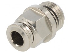 Racord Push-in Simplu 1/4&quot; Alamă Nichelată 20bar