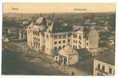 4941 - BUZAU, Justice Palace, Romania - old postcard, CENSOR - used - 1918