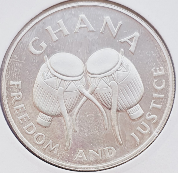 1963 Ghana 100 Cedis 1986 Commonwealth Games km 27 argint