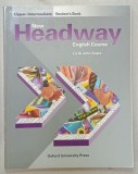 NEW HEADWAY , ENGLISH COURSE , STUDENT &#039;S BOOK ,UPPER - INTERMEDIATE by JOHN and LIZ SOARS , 1998
