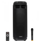 Boxa portabila Samus Ibiza 10, 160W, Radio, Bluetooth, Microfon, Telecomanda, Negru