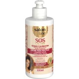 Balsam Fara Clatire Sosulei Ricin Si Keratina Par Cret300 Ml Salon Line