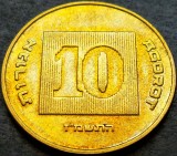 Cumpara ieftin Moneda exotica 10 AGOROT - ISRAEL, anul 1987 *cod 677 = UNC, Asia