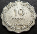 Cumpara ieftin Moneda 10 PRUTAH - ISRAEL, anul 1952 * cod 2697 A, Asia