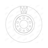 Disc frana Jurid 562299JC, parte montare : punte fata