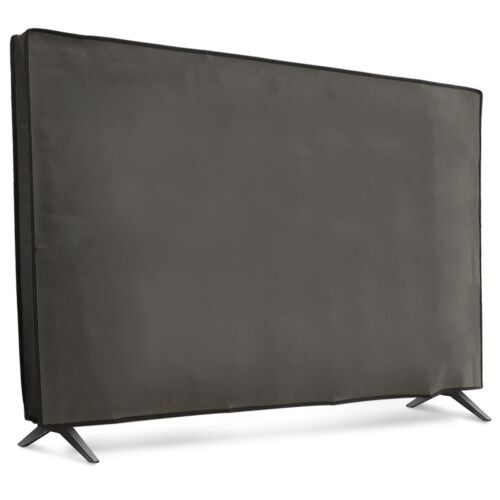 Husa de praf pentru televizor 55 inch, Kwmobile, Gri, Textil, 51703.19