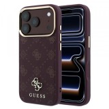 Husa MagSafe pentru Apple iPhone 18 Pro / 17 Pro, Guess, Peony 4G Small Logo, Visinie