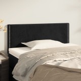 Cumpara ieftin Tăblie de pat, negru, 90x5x78/88 cm, catifea
