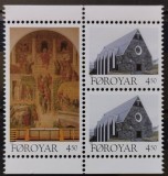 BC719, Insulele Feroe 1996, bloc arta, picturi, arhitectura
