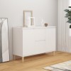 Gossi servanta, alb, 101x35x70 cm, lemn prelucrat