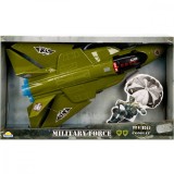 Avion F35 cu lumini si sunete, Hero Combat, 50 cm