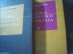 George St. Andonie - ISTORIA MATEMATICII IN ROMANIA { 3 volume ] foto