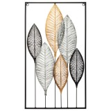 Cumpara ieftin Decoratiune pentru perete Roisin 14685 Negru/Maro/Gri 37,5x2,5x64,5cm