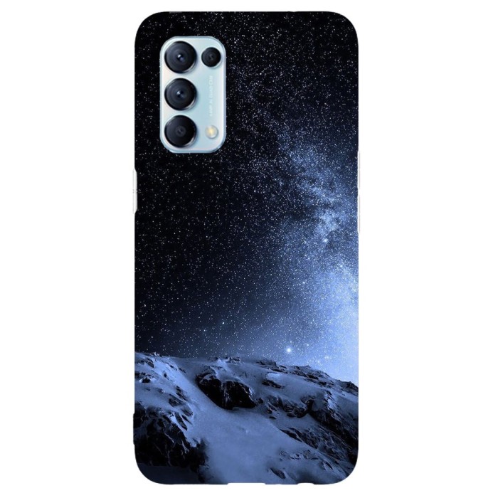 Husa compatibila cu Oppo Find X3 Lite model Night lights, Silicon, TPU, Viceversa