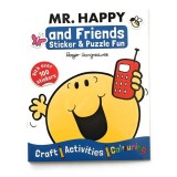 Carte Activitati Mr Men &amp; Little Miss cu Mr Happy si Friends de Roger Hargreaves, 5-8 ani