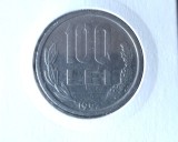 100 lei 1992, Rom&acirc;nia, 9 cu coadă scurtă