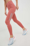 Cumpara ieftin Adidas Performance leggins de alergare Own The Run Winter femei, culoarea portocaliu, cu imprimeu