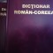 DICTIONAR ROM&Acirc;N - COREEAN, 2 VOLUME, 1960 pag, format A4, 2015 CNI CORESI
