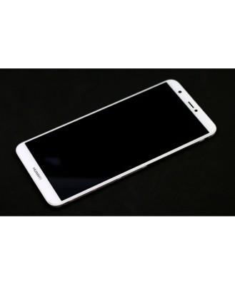 Ecran LCD Display Complet cu Rama Huawei P smart Alb foto