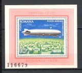 Romania.1978 Posta aeriana:Dirijabile-Bl. YR.642, Nestampilat