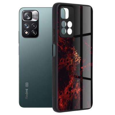 Husa Techsuit Xiaomi Redmi Note 11 Pro+ 5G - Red Nebula foto