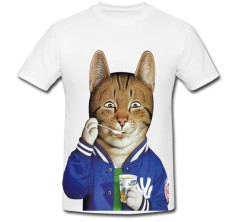 Tricou &amp;quot; Pisica NY &amp;quot; foto