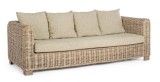 Cumpara ieftin Canapea rattan maro Fortaleza 210x90x83 cm