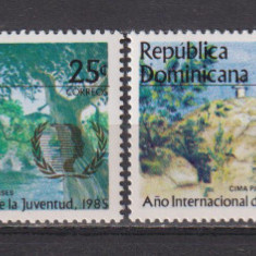 ANUL INTERNATIONAL AL TINERETULUI 1985 REP. DOMINICANA MI.1463-1466 MNH