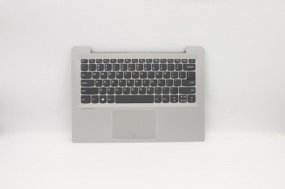 Carcasa superioara cu tastatura palmrest Laptop, Lenovo, IdeaPad 520S-14IKB Type 80X2, 81BL, 5CB0N78443, AP1YS000302, argintie, layout US foto